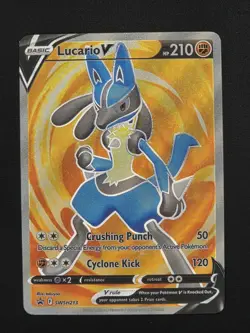 Lucario V - SWSH213 Promo Pokemon TCG SWSH: Sword & Shield Promo Cards NM - Image 1