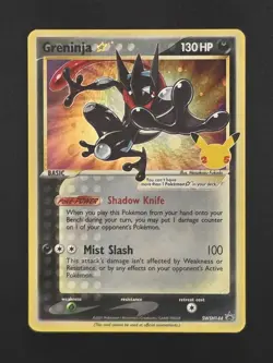 Greninja Star SWSH144 Promo Pokemon TCG SWSH: Sword & Shield Promo Cards LP - Image 1
