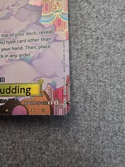 Bandai One Piece Card Game Charlotte Pudding OP03-112 SP R Foil Alt Art English - Image 3