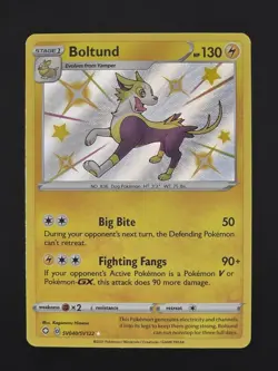 Boltund SV040/SV122 Shiny Holo Rare Pokemon TCG Shining Fates: Shiny Vault NM - Image 1