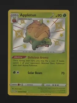 Appletun SV014/SV122 Shiny Holo Rare Pokemon TCG Shining Fates: Shiny Vault NM - Image 1