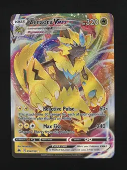 Zeraora VMAX 054/159 Ultra Rare Pokemon TCG Crown Zenith NM - Image 1