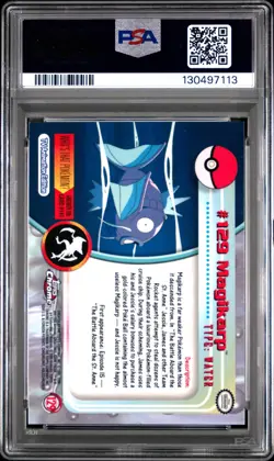 PSA 10 Topps Chrome Pokemon T.V 129 Magikarp Graded Pokemon Card - Image 2