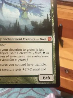 MTG Nylea, God of the Hunt M Theros #166/249 2013 - Image 3
