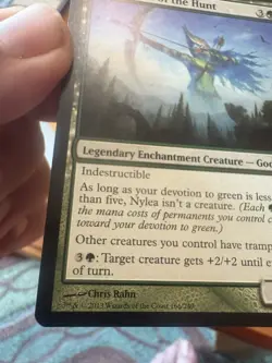 MTG Nylea, God of the Hunt M Theros #166/249 2013 - Image 5