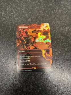MTG: Vandalblast ⭐ FOIL ⭐ Deadpool Marvel SECRET LAIR - Near Mint [SLD] #1757 - Image 1