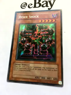 YUGIOH - BYSER SHOCK - DR1-EN052 - ULTRA RARE - MINT - DARK REVELATION VOLUME 1 - Image 3