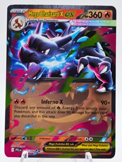 Mega Charizard X ex 013/094 Pokemon TCG Phantasmal Flames Double Rare Holo NM - Image 1