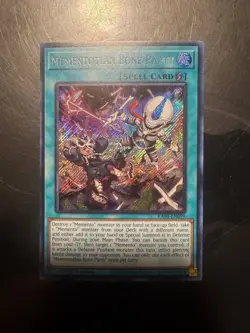 Yugioh- Mementotlan Bone Party- RA04-EN099 X3 1 st edition - Image 2