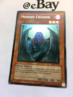 YUGIOH - MEMORY CRUSHER - SOI-EN029 - ULTIMATE RARE - NM - SHADOW OF INFINITY - Image 3