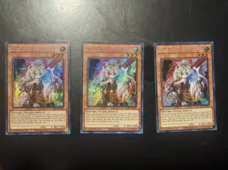 YUGIOH GHOST OGRE & SNOW RABBIT PRISMATIC SECRET RARE MP22-EN255 X3 - Image 1