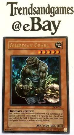 YUGIOH - GUARDIAN GRARL - DCR-007 - ULTRA RARE - EXCELLENT - DARK CRISIS - ENG - Image 1
