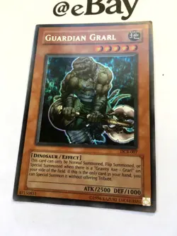 YUGIOH - GUARDIAN GRARL - DCR-007 - ULTRA RARE - EXCELLENT - DARK CRISIS - ENG - Image 3
