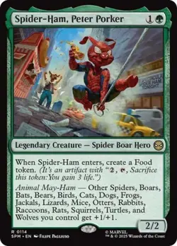 ~ Spider-Ham, Peter Porker ~ NM ~ Marvel's Spider-Man ~ MTG ~ - Image 1