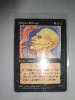 MTG MAGIC THE GATHERING CARD ORIGINAL SENGIR VAMPIRE ITALIAN UNCOMMON FBB VTG - Image 1