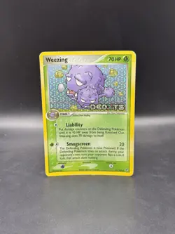 Weezing 51/107 Deoxys Reverse Holo Pokemon TCG MP/HP - Image 1