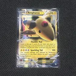 Ampharos EX 27/98 XY Ancient Origins Holo Ultra Rare 170 HP English Pokemon - Image 1