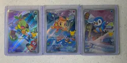 Pokemon TCG First Partner Illustration Collection Series 1 Gen 4 Sinnoh Starters - Image 1