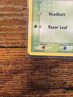 Pokemon TCG Chikorita 51/115 EX Unseen Forces Stamped Holo Common 50 HP 2005 - Image 5