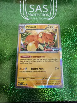 Pokemon Scarlet and violet pawmot sealed deck build and battle sealed new promo - Image 1