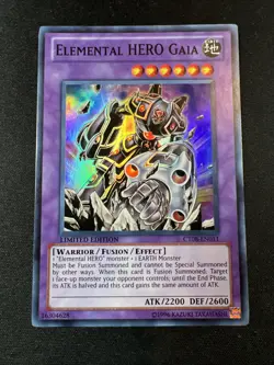 Yu-Gi-Oh! Elemental HERO Gaia (LP) CT08-EN011 2011 Collectors Tins Promo Super - Image 1