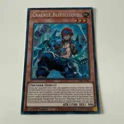 Yu-Gi-Oh! Crackle Blitzclique CORI-EN012 Secret Rare Mint 1st Edition - Image 1
