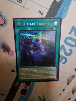Nightmare Throne MP25-EN072 2025 Mega-Pack 1st Edition Prismatic SR Yugioh K120 - Image 2
