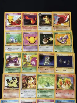 Complete 1st Ed Team Rocket Common Set 24 cards NM-LP WOTC Vintage Pokemon Card - Image 2