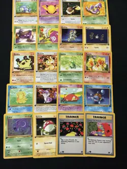 Complete 1st Ed Team Rocket Common Set 24 cards NM-LP WOTC Vintage Pokemon Card - Image 3