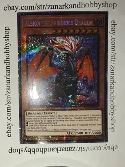 YuGiOh Albion the Shrouded Dragon RA05-EN019 Starlight Rare - Image 1