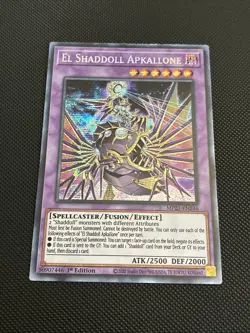 Yugioh! | El Shaddoll Apkallone MP21-EN246 Prismatic Secret Rare 1st Edition NM - Image 1