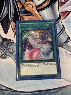 Yugioh! Deep Sea Aria - ETCO-EN061 - Secret Rare - 1st Edition Near Mint, Englis - Image 1
