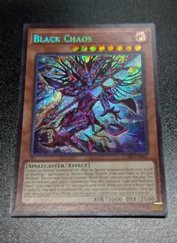 Yu-Gi-Oh Black Chaos CORI-EN001 Secret Rare NM - Image 1