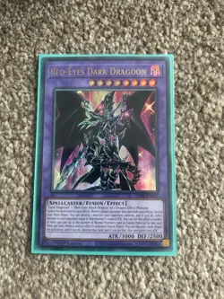 YUGIOH 1st Ed RA02-EN021 ULTRA RARE RED-EYES DARK DRAGOON - Image 1