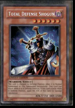 Yu Gi Oh Total Defense Shogun Limited Edition Secret Rare CT1 EN001 Holo - Image 1