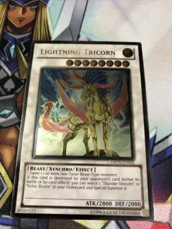 YuGiOh Lightning Tricorn DREV-EN042 Ultimate Rare Unlimited Edition NM - Image 1
