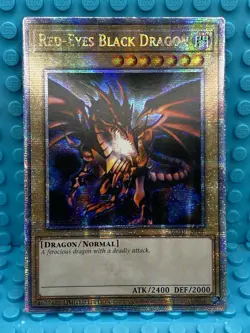 Yugioh! Red-Eyes Black Dragon LC01-EN006 Quarter Century 25th Secret Rare NM - Image 2