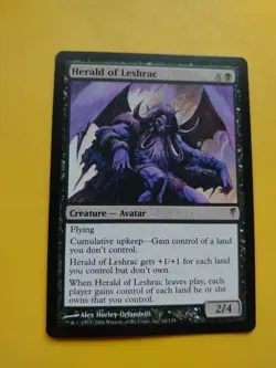 Herald of Leshrac. Avatar Coldsnap. Rare. Magic the Gathering Card. - Image 3
