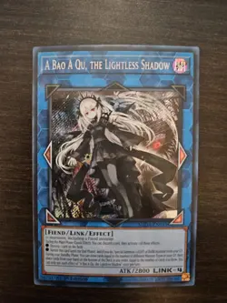 A Bao A Qu, The Lightless Shadow - SUDA-EN049 - Secret Rare - NM - Yugioh - Image 1