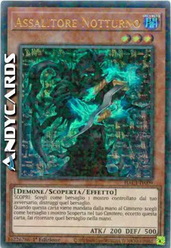 ASSALITORE NOTTURNO (Night Assailant) • Ultra R DTT • HAC1 IT009 • 1Ed • Yugioh! - Image 1