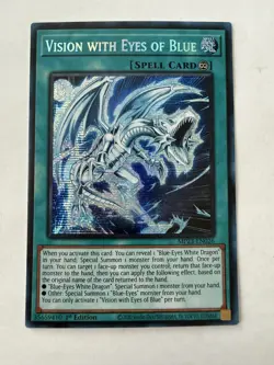 Yugioh - Vision with Eyes of Blue - Prismatic Secret - 1st - MP23-EN026 - NM - Image 1