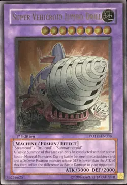 Super Vehicroid Jumbo Drill POTD-EN036 1st Edition Ultimate Rare LP - Image 1