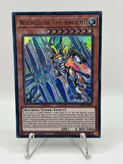 YuGiOh! TCG Witness Of The Ancient CORI-EN081 UR 1st EDT. - MINT - Image 1