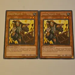 2x Yugioh Karakuri Merchant MDL 177 "Inashichi" Rare STBL 1st Edition Near Mint - Image 1