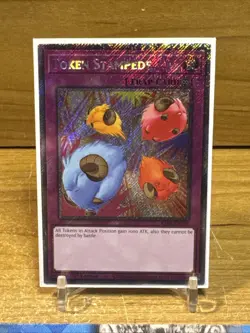 Token Stampede - RA04-EN149 - Platinum Secret Rare - 1st Edition NM Yugioh - Image 1
