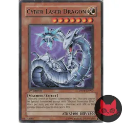 Yugioh Cyber Laser Dragon DP04-EN003 Rare 1st Edition MP - Image 1