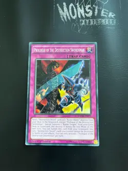 YUGIOH PROLOGUE OF THE DESTRUCTION SWORDSMAN COMMON MACR-EN075 1ST EDITION - Image 1