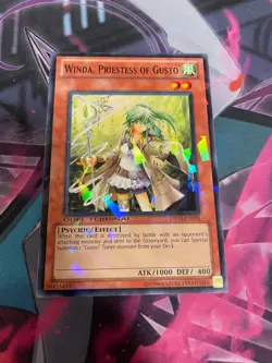 YUGIOH - WINDA PRIESTESS OF GUSTO - DT05 - DUEL TERMINAL - NM - Image 1
