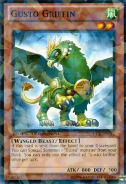 1x (NM) Gusto Griffin - DT07-EN017 - Common - Duel Terminal YuGiOh - Image 1
