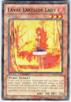Laval Lakeside Lady DT06-EN070 Duel Terminal 6 Yu-Gi-Oh NM - Image 1